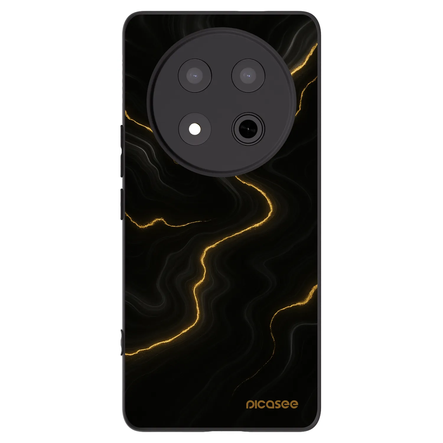 Picasee silikónový čierny obal pre Honor Magic7 Lite 5G - Thunder