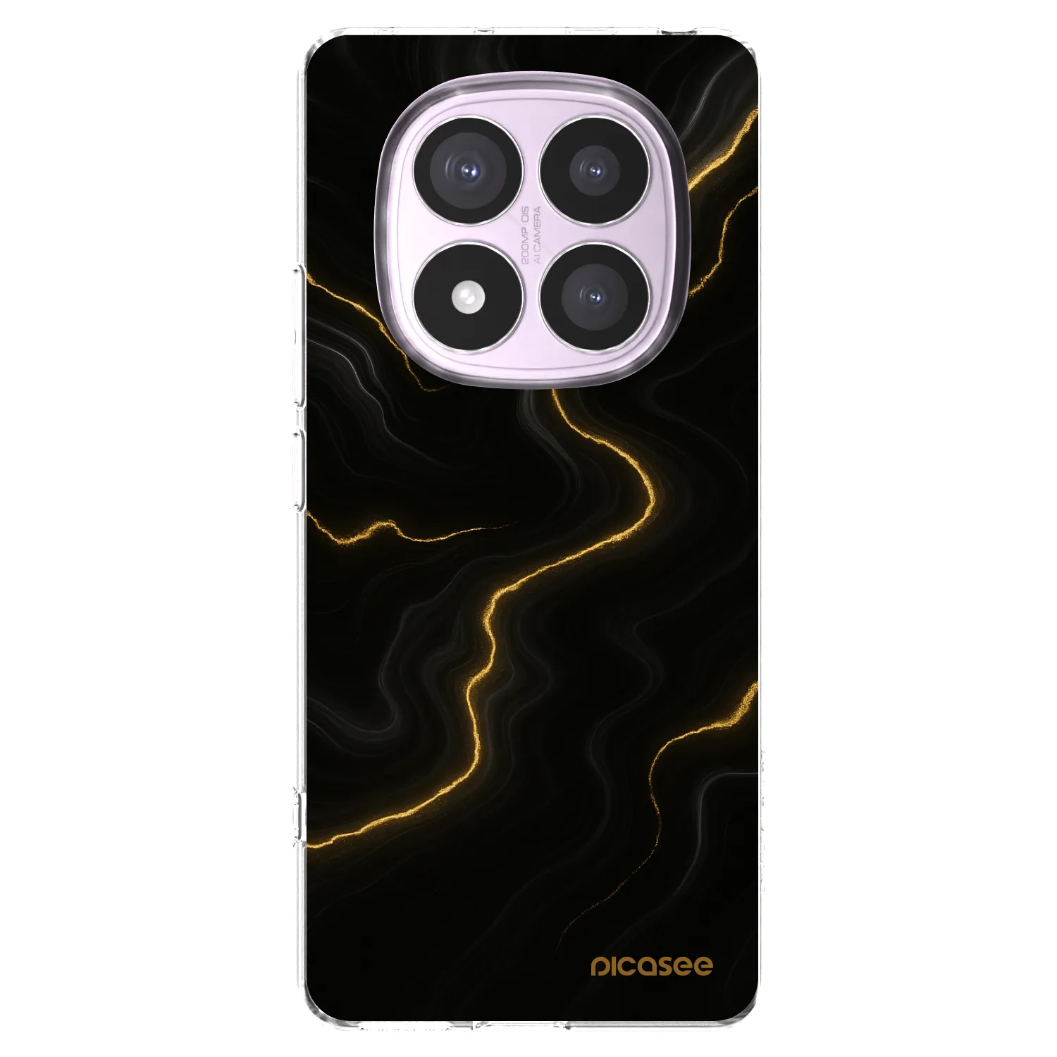 Silikónový prehľadný obal pre Xiaomi Redmi Note 14 Pro 4G - Thunder
