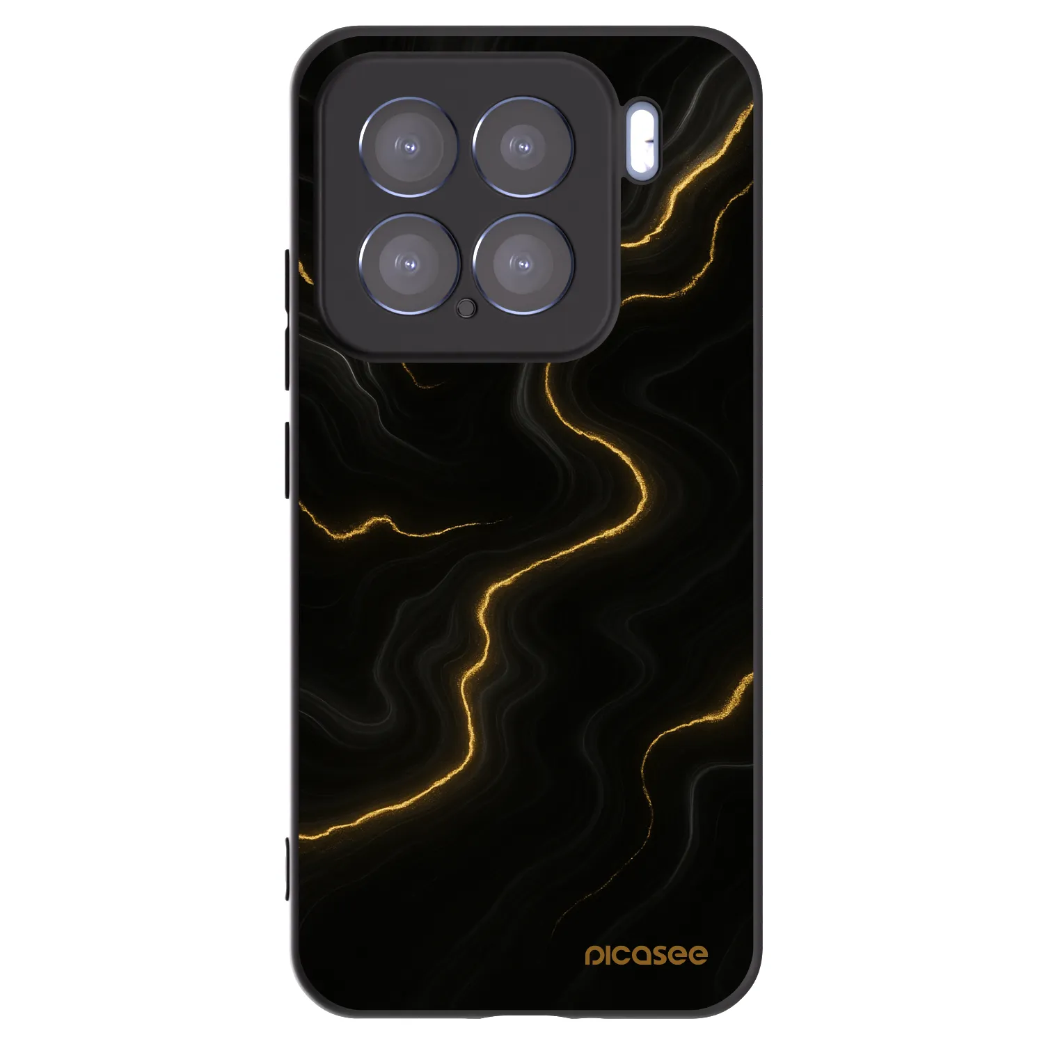 Silikónový čierny obal pre Xiaomi 15 - Thunder