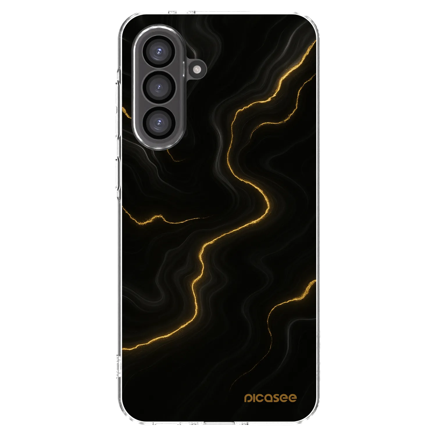 Picasee silikónový prehľadný obal pre Samsung Galaxy A56 5G A566B - Thunder