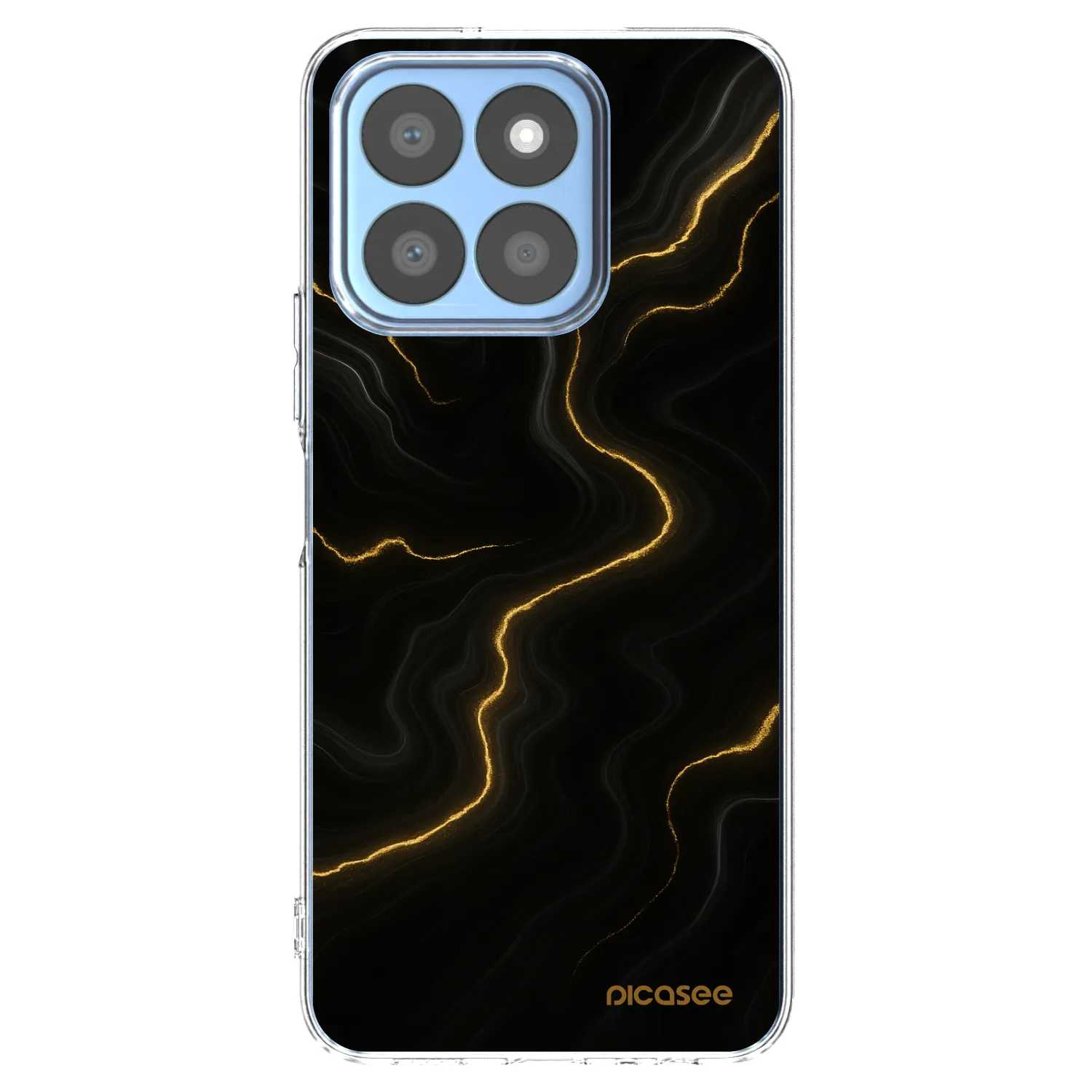 Picasee silikónový prehľadný obal pre Honor X8c - Thunder