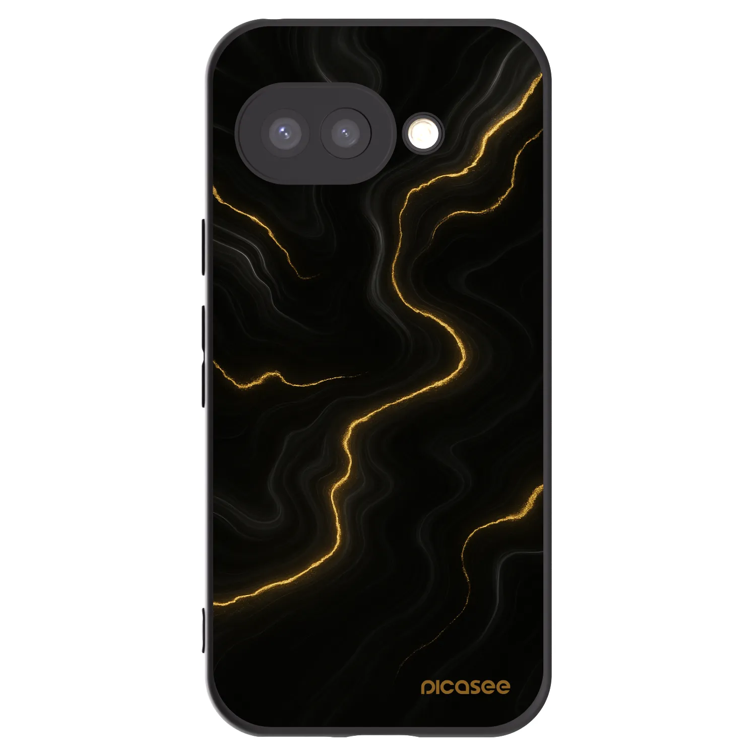 Picasee silikónový čierny obal pre Google Pixel 9a - Thunder