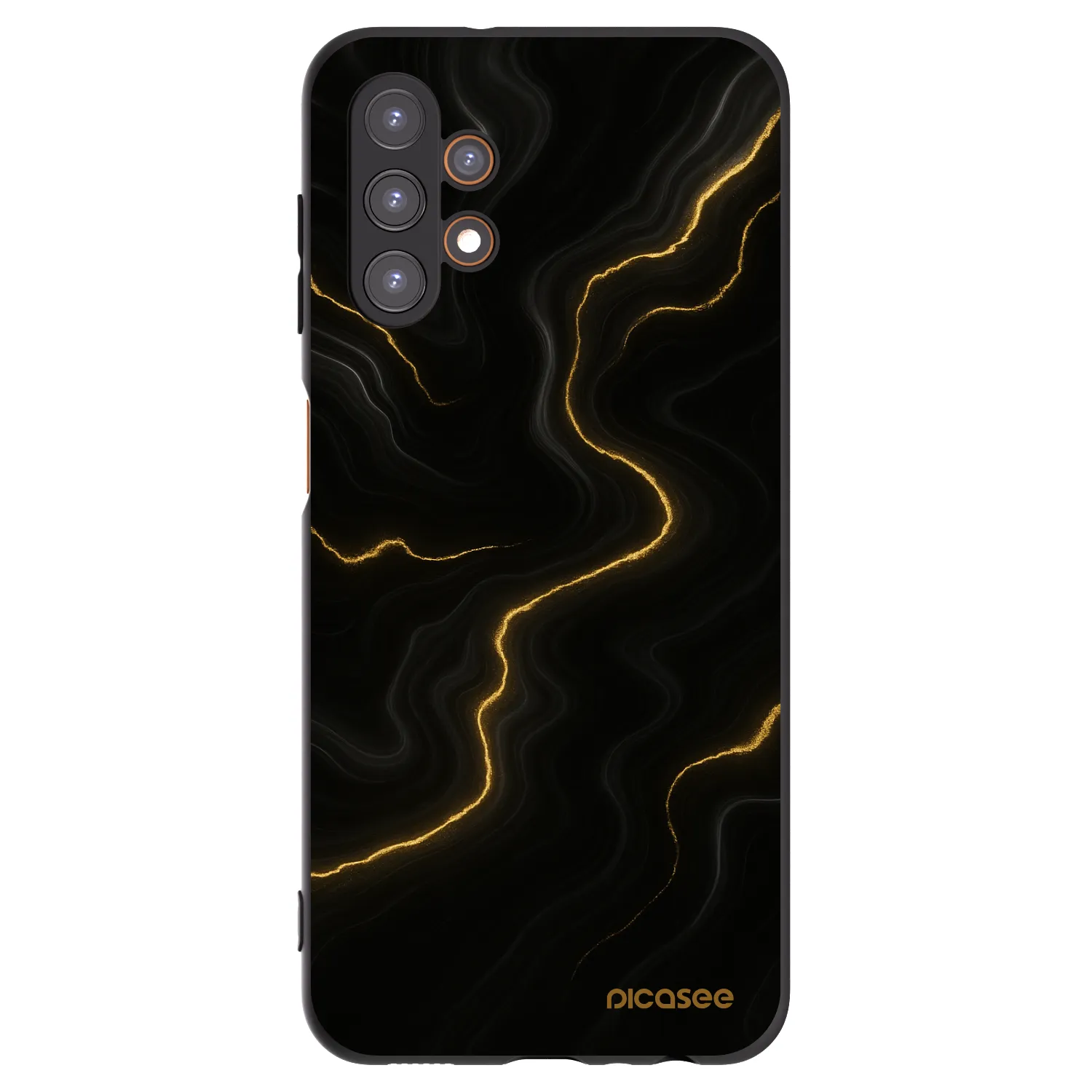 Picasee silikónový čierny obal pre Samsung Galaxy A13 5G - Thunder