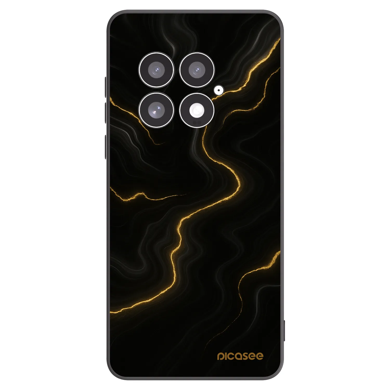 Picasee silikónový čierny obal pre OnePlus 13 5G - Thunder