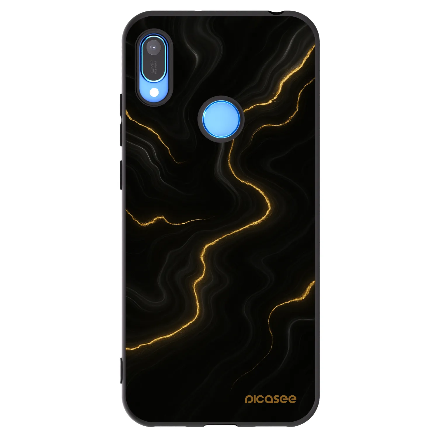 Picasee silikónový čierny obal pre Huawei Y6 2019 - Thunder