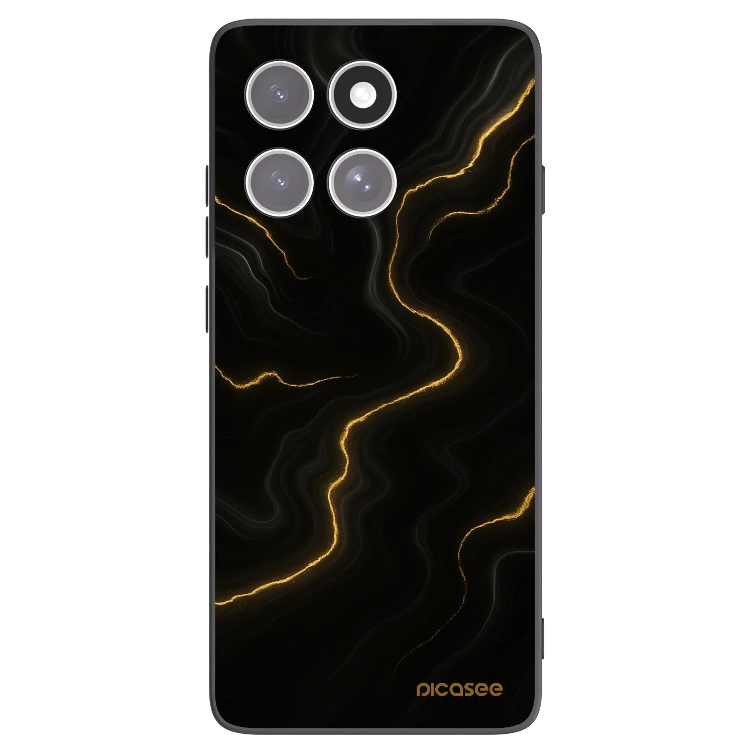 Silikónový čierny obal pre Motorola Edge 60 Pro - Thunder