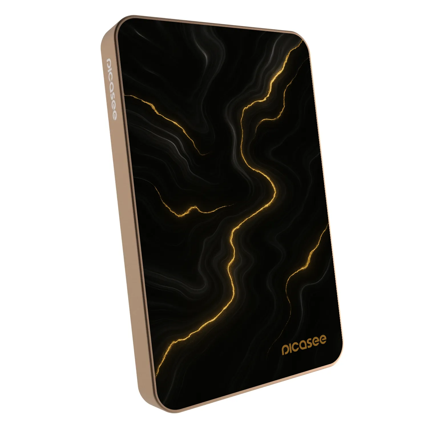 Picasee Powerbanka s MagSafe 5 000 mAh Zlatá - Thunder