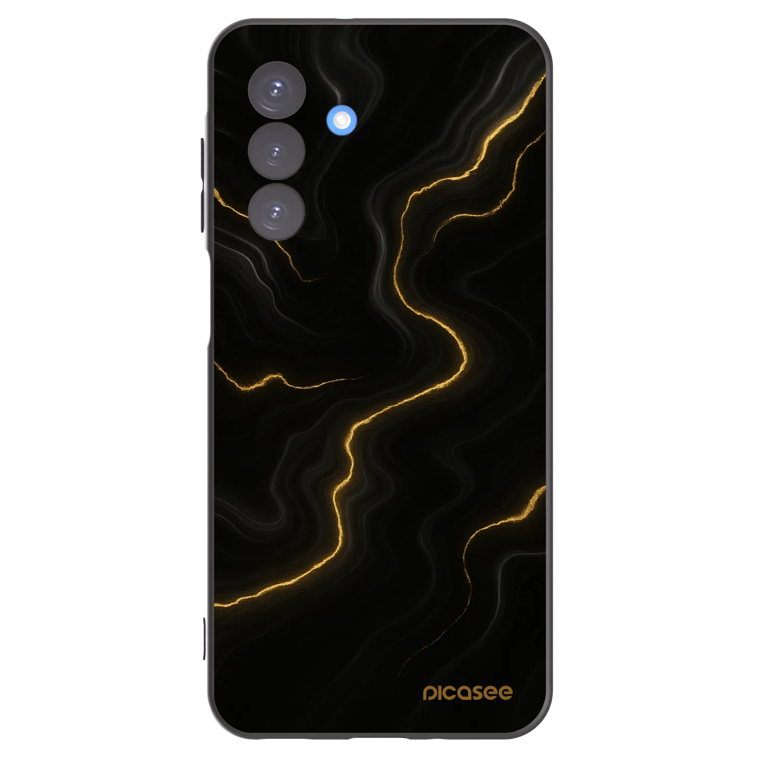 Picasee silikónový čierny obal pre Samsung Galaxy A17 5G - Thunder