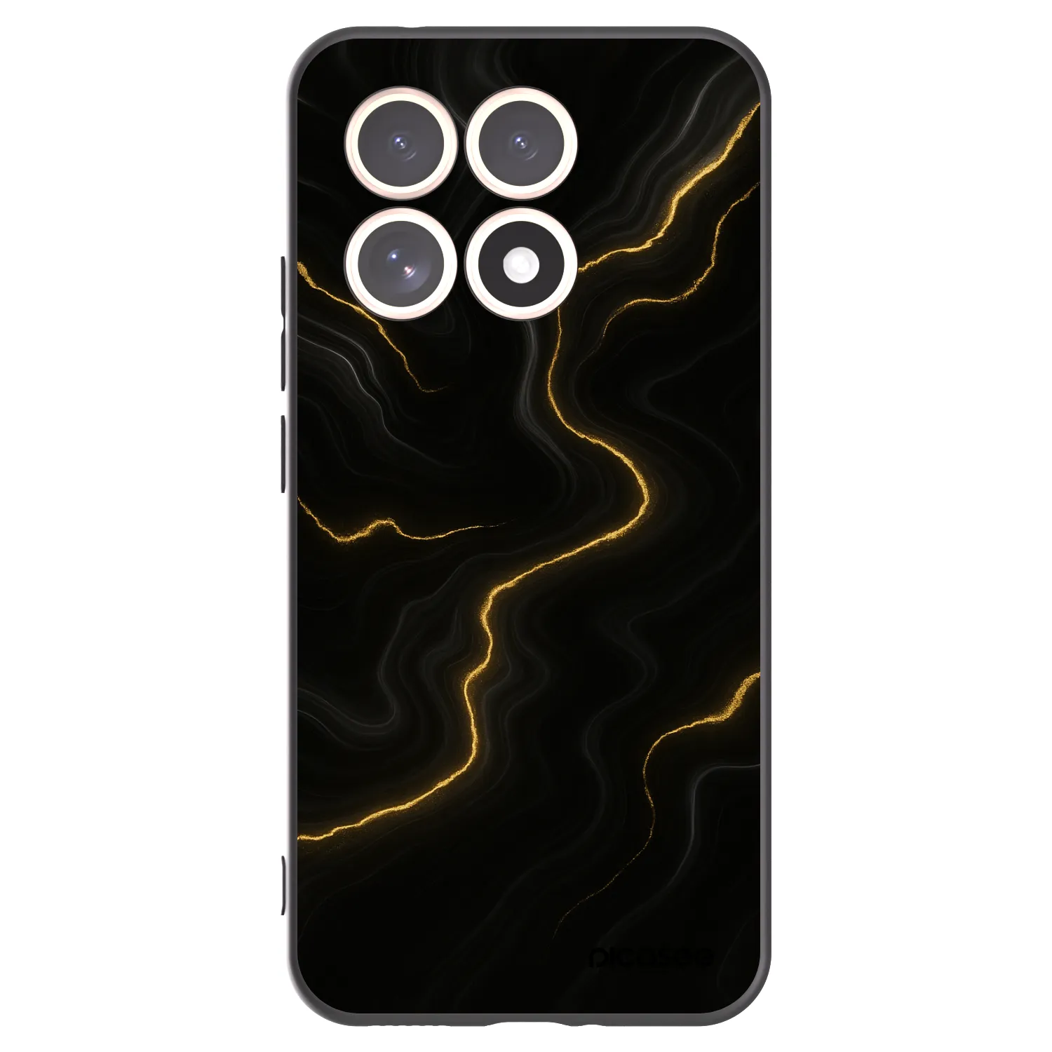 Picasee silikónový čierny obal pre Xiaomi 15T - Thunder
