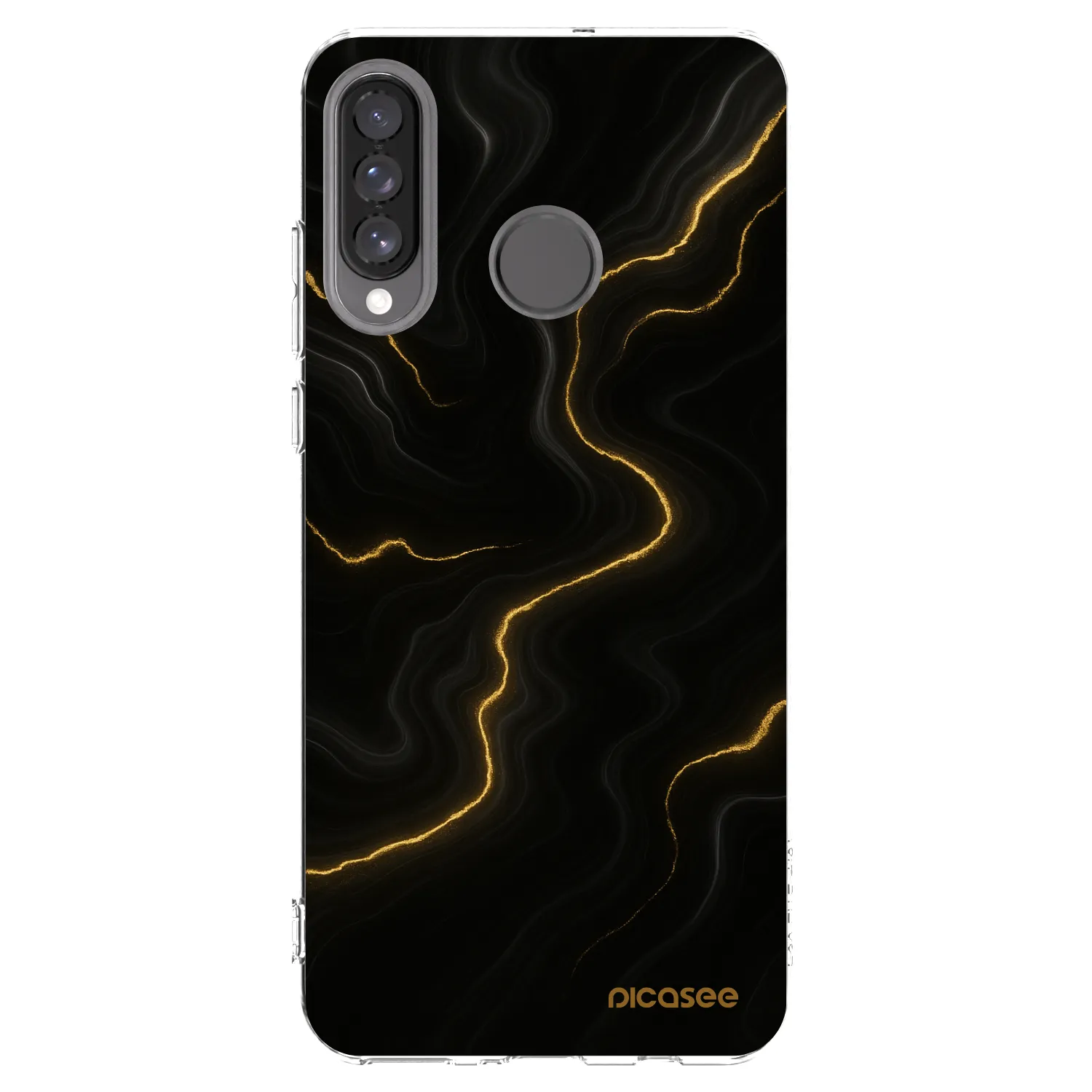 Picasee silikónový prehľadný obal pre Huawei P30 Lite - Thunder
