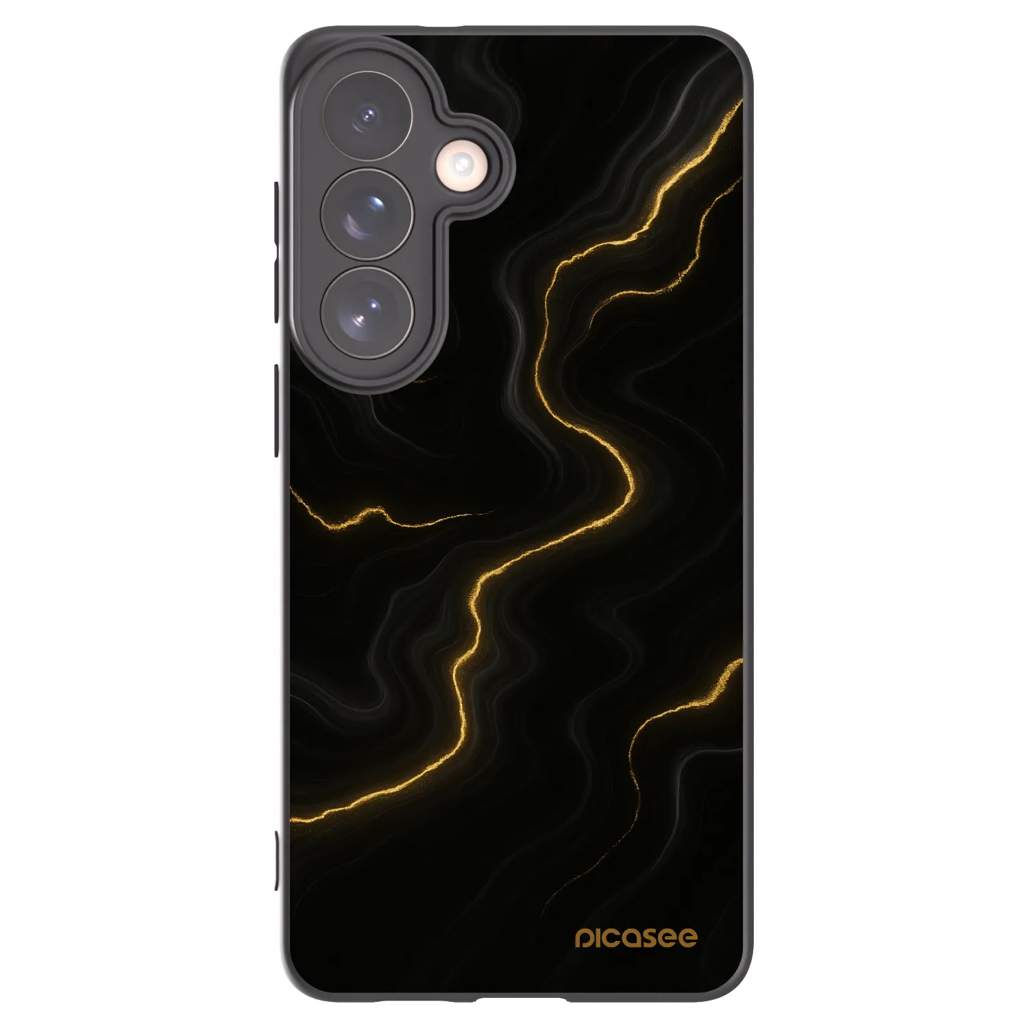 Picasee silikónový čierny obal pre Samsung Galaxy S26+ - Thunder