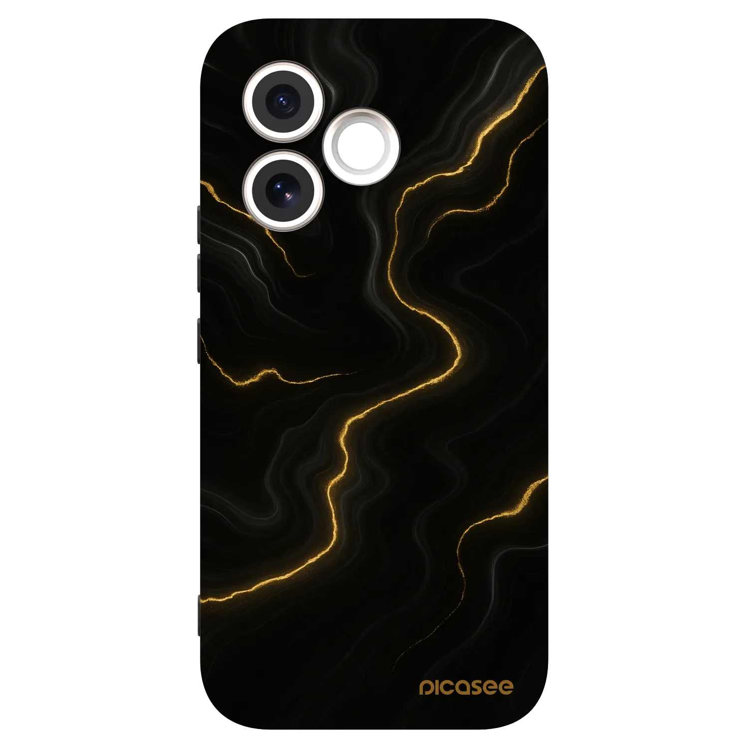 Picasee silikónový čierny obal pre Honor 600 Lite - Thunder