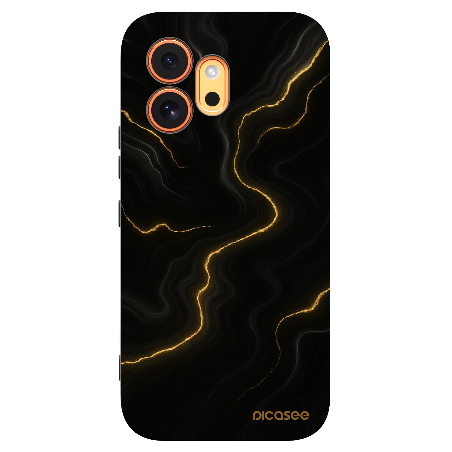Picasee silikónový čierny obal pre Honor 600 - Thunder