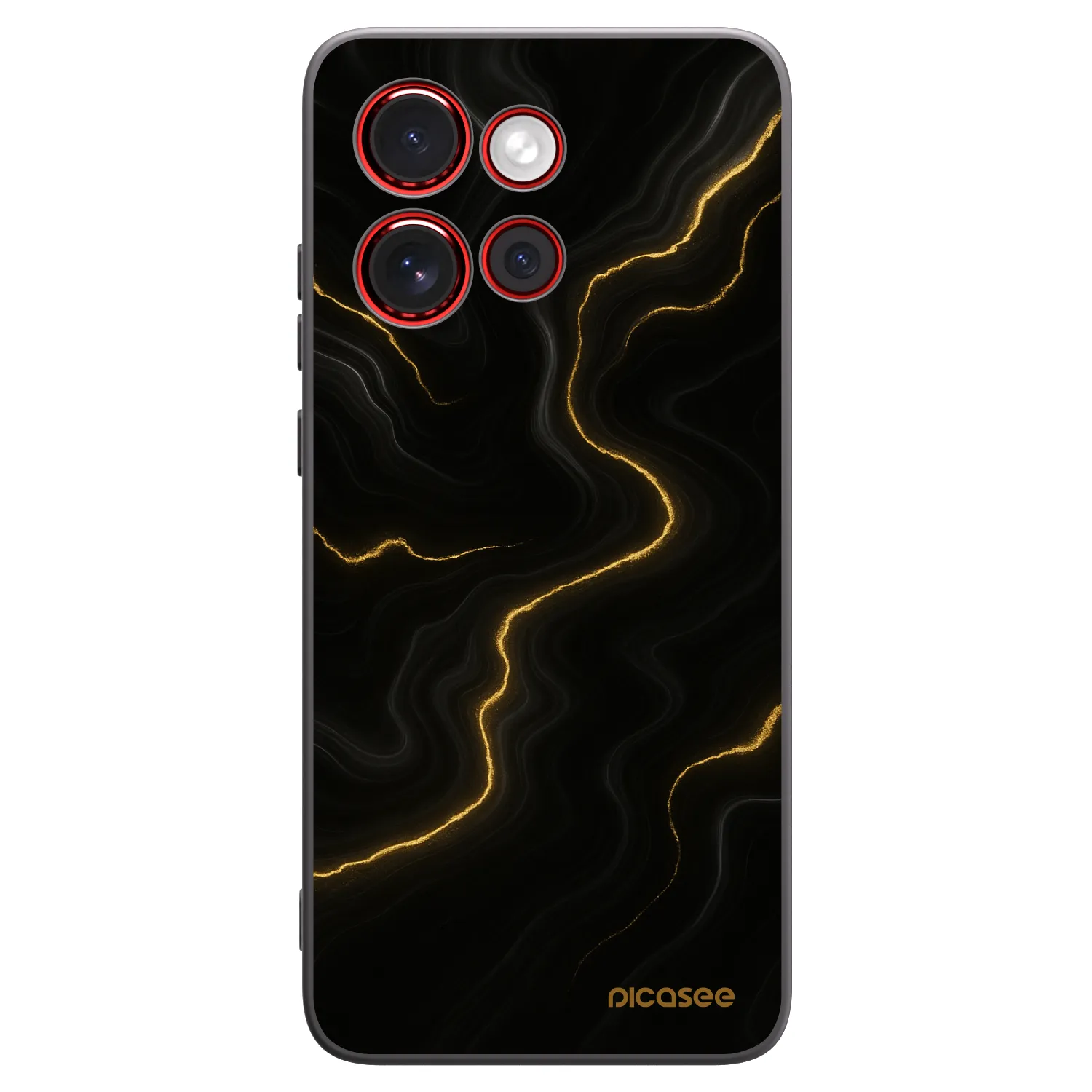 Picasee silikónový čierny obal pre Motorola Edge 60 Neo 5G - Thunder