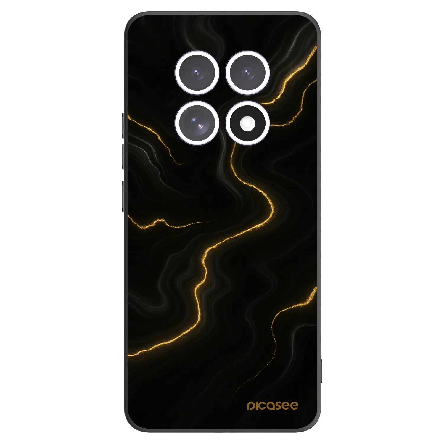 Picasee silikónový čierny obal pre Xiaomi Redmi Note 15 5G - Thunder