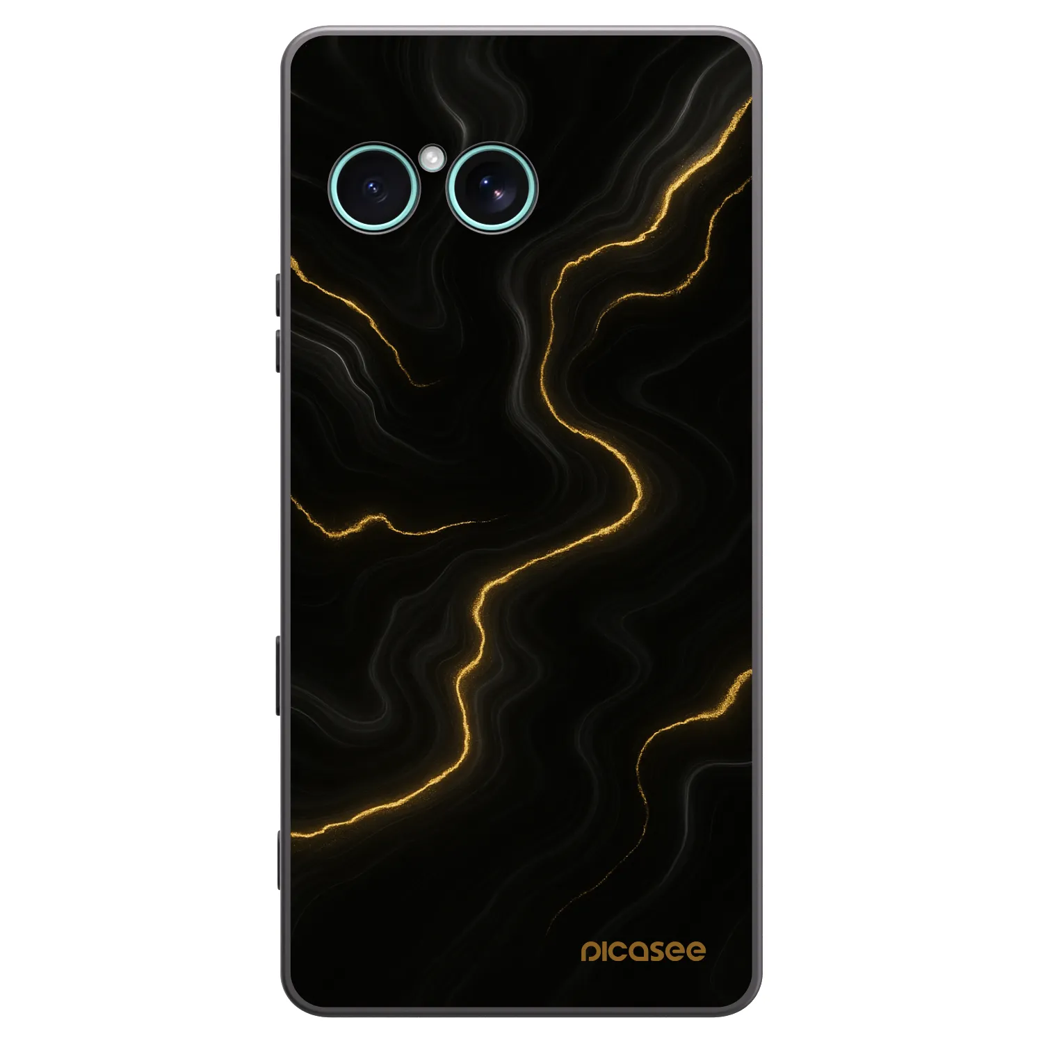 Picasee silikónový čierny obal pre Sony Xperia 10 VII - Thunder