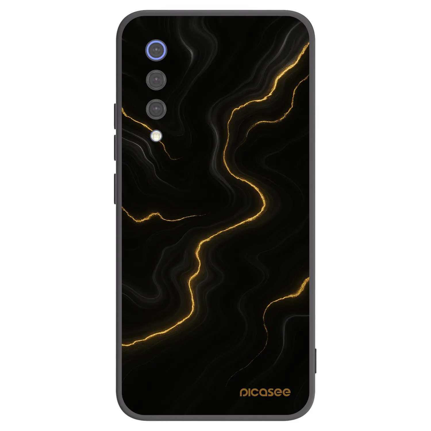 Picasee silikónový čierny obal pre Xiaomi Mi 9 SE - Thunder