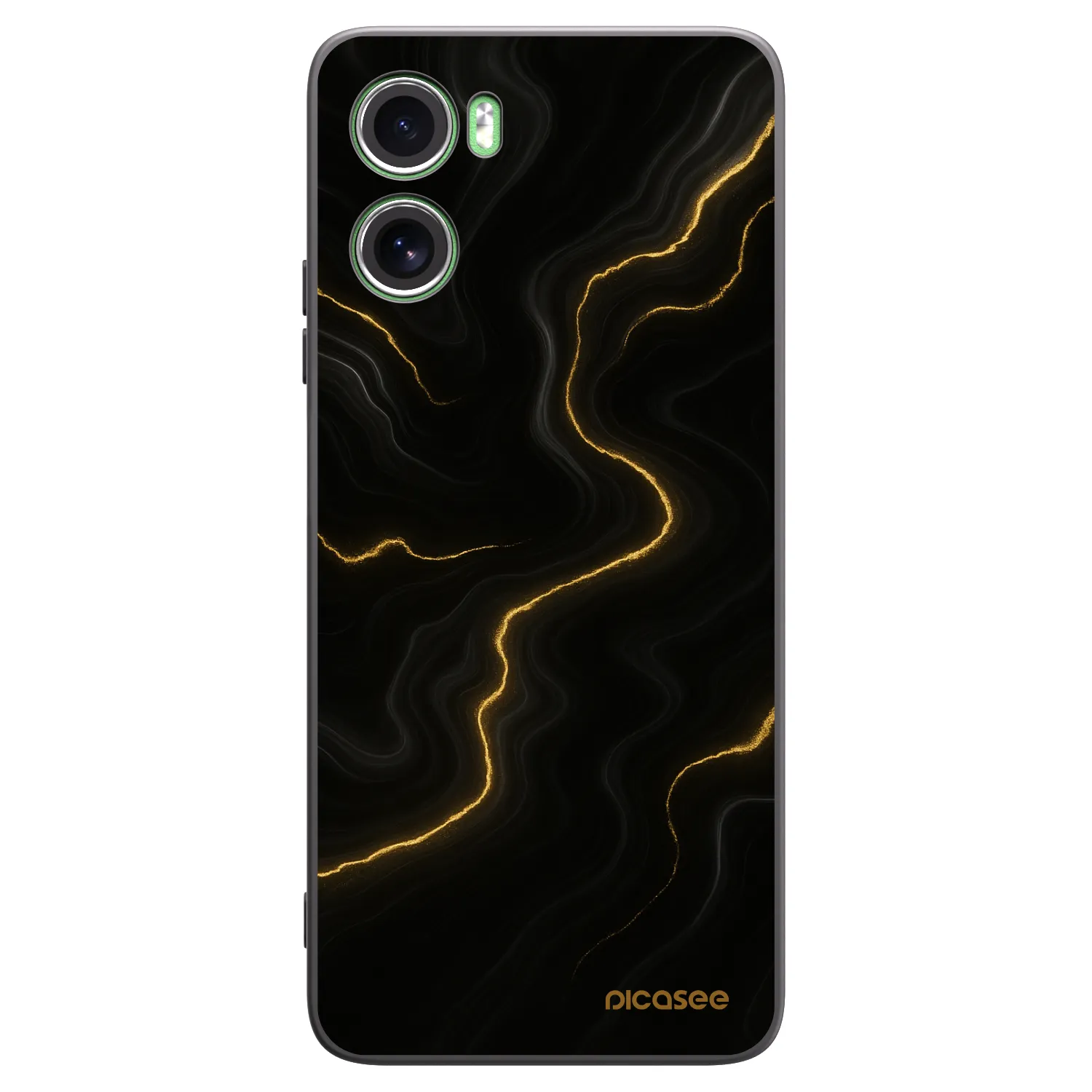 Picasee silikónový čierny obal pre Motorola Moto G06 - Thunder