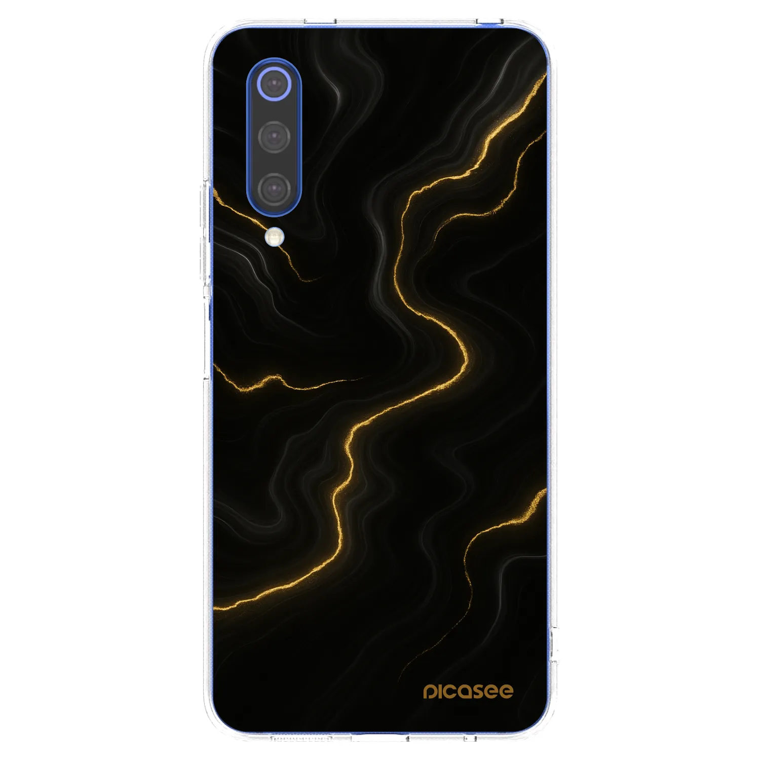Picasee silikónový prehľadný obal pre Xiaomi Mi 9 SE - Thunder