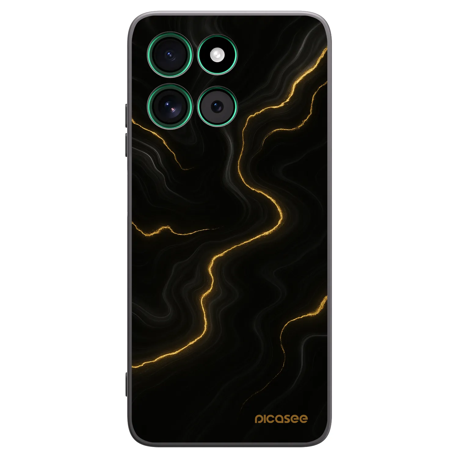 Picasee silikónový čierny obal pre Motorola Moto G57 Power - Thunder