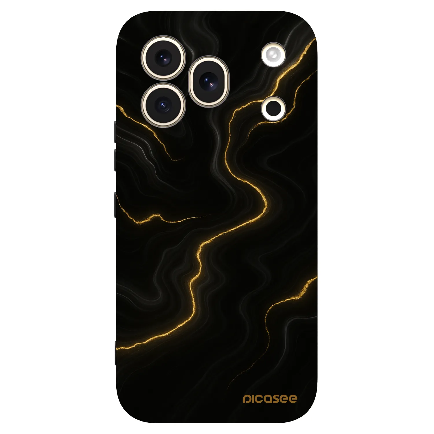 Picasee silikónový čierny obal pre Honor 600 Pro - Thunder