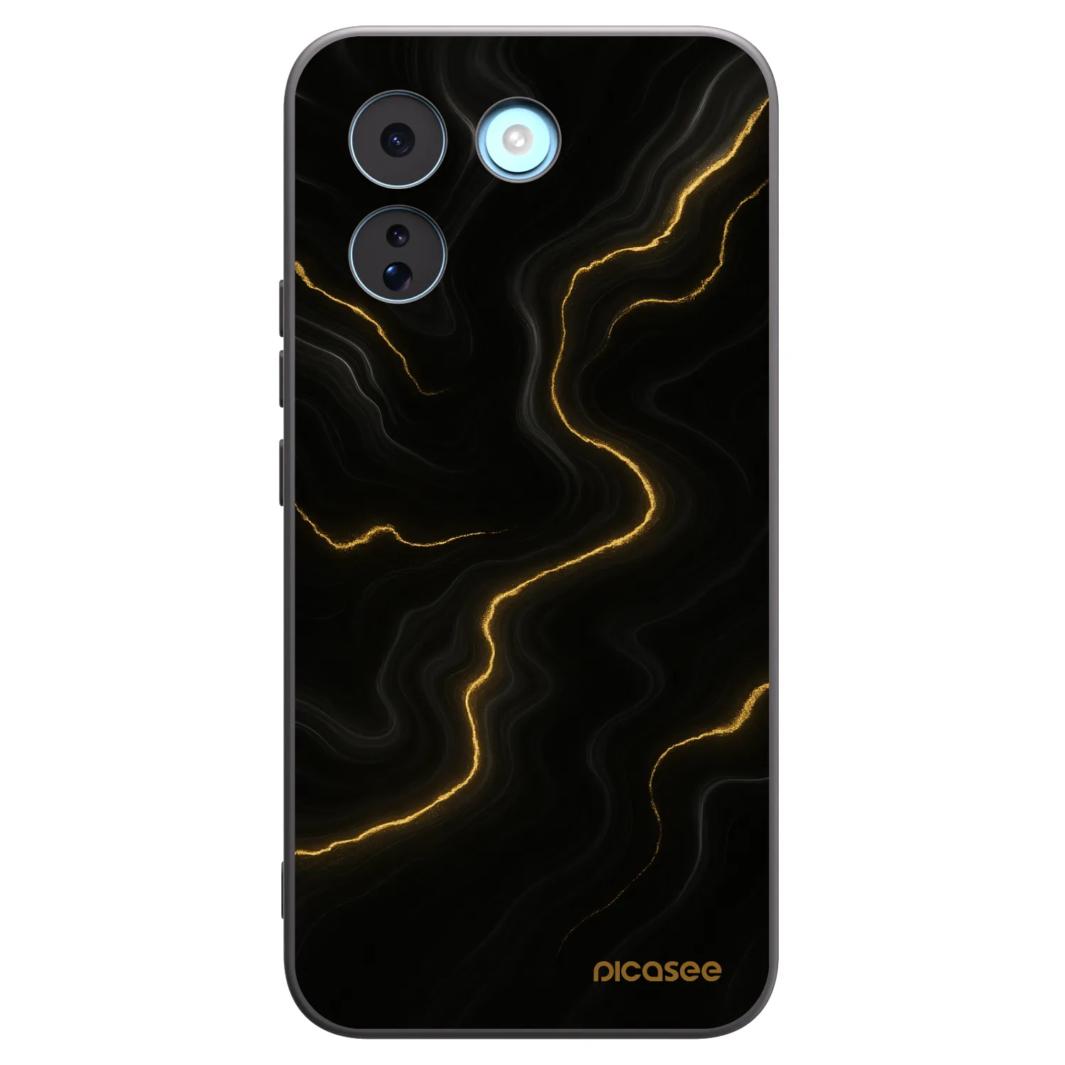 Picasee silikónový čierny obal pre Xiaomi Redmi Note 17 Pro MAX 5G - Thunder