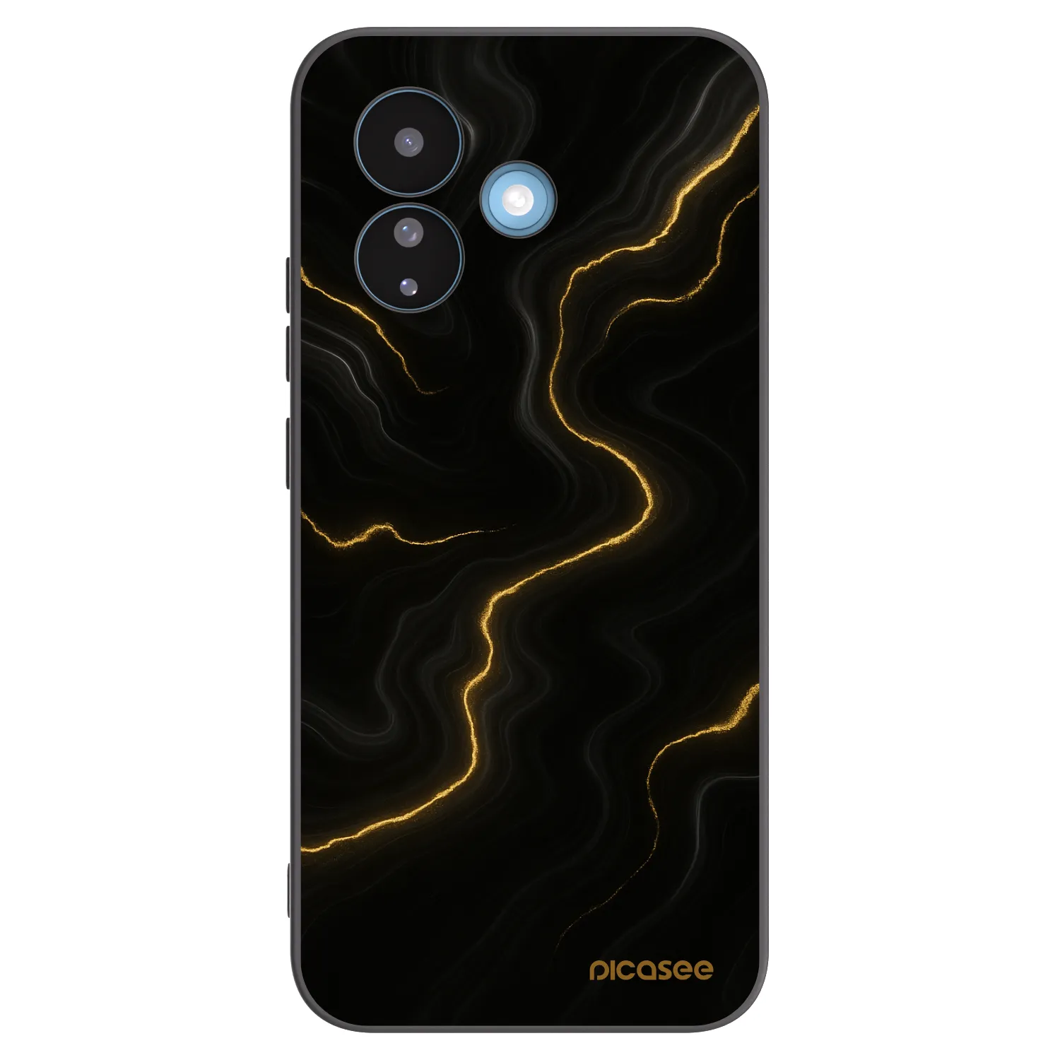 Picasee silikónový čierny obal pre Xiaomi Redmi Note 17 Pro 5G - Thunder