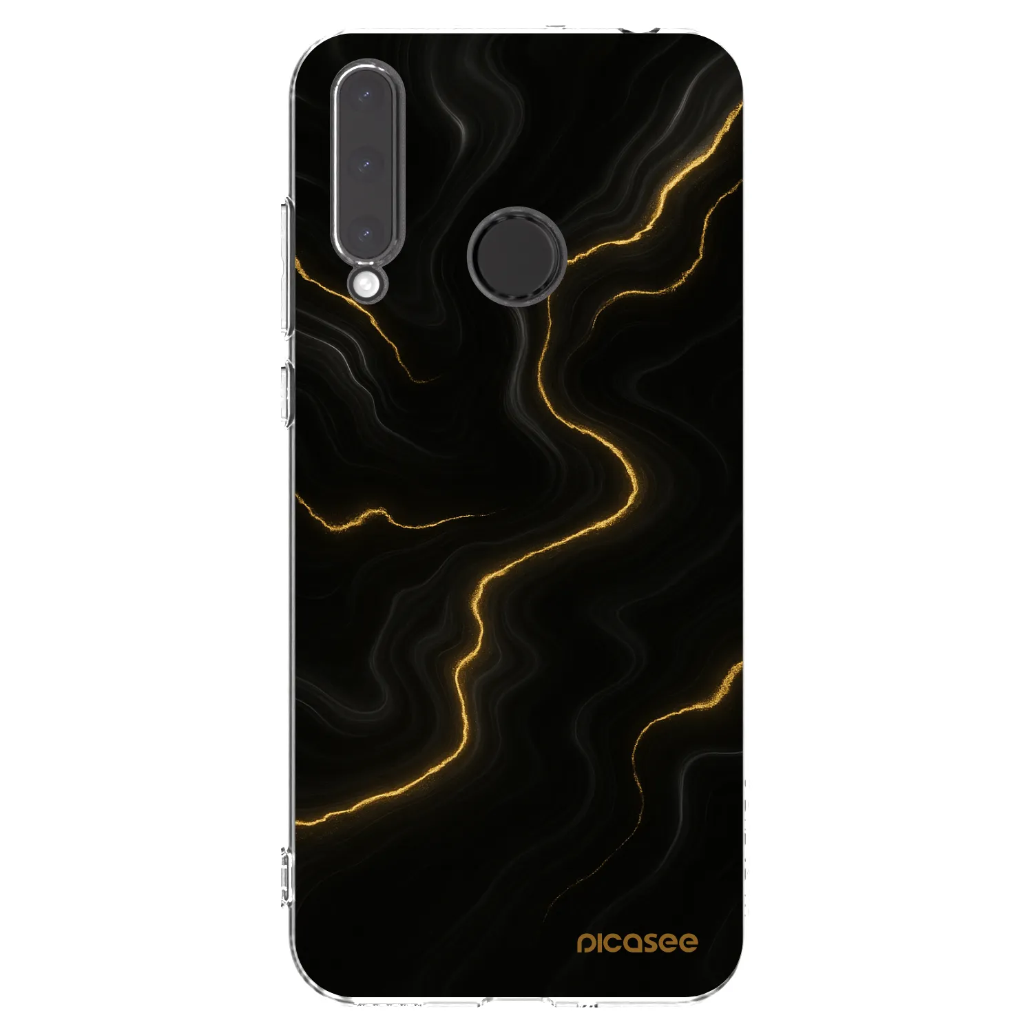 Picasee silikónový prehľadný obal pre Honor 20 Lite - Thunder