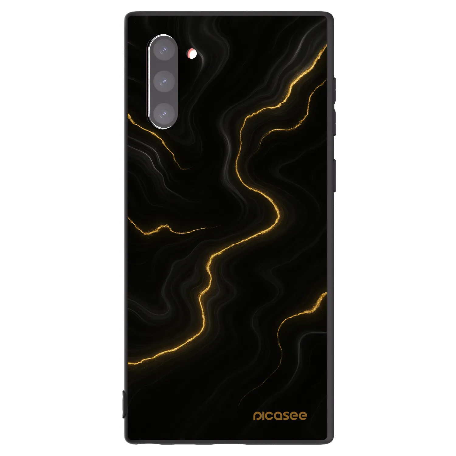 Picasee silikónový čierny obal pre Samsung Galaxy Note 10 N970F - Thunder