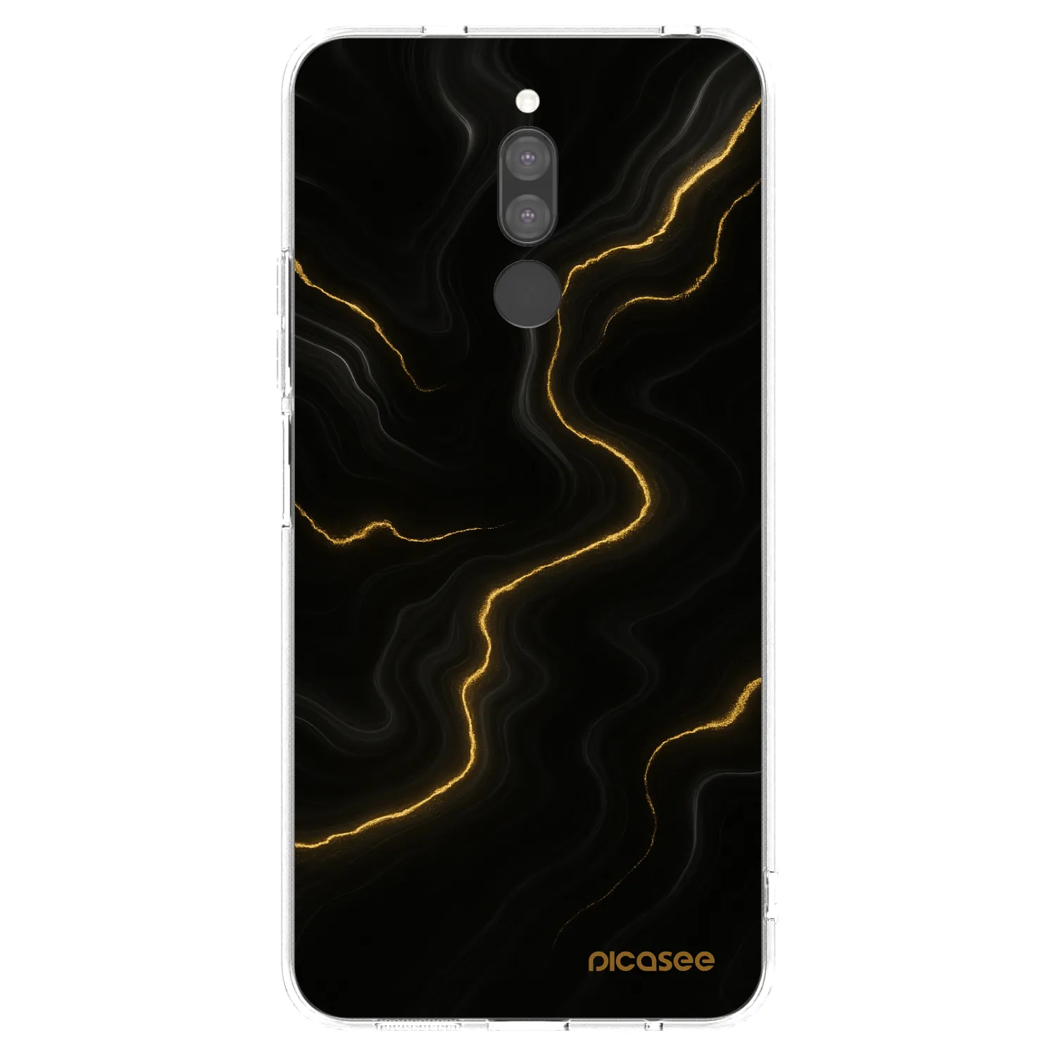 Silikónový prehľadný obal pre Xiaomi Redmi 8 - Thunder
