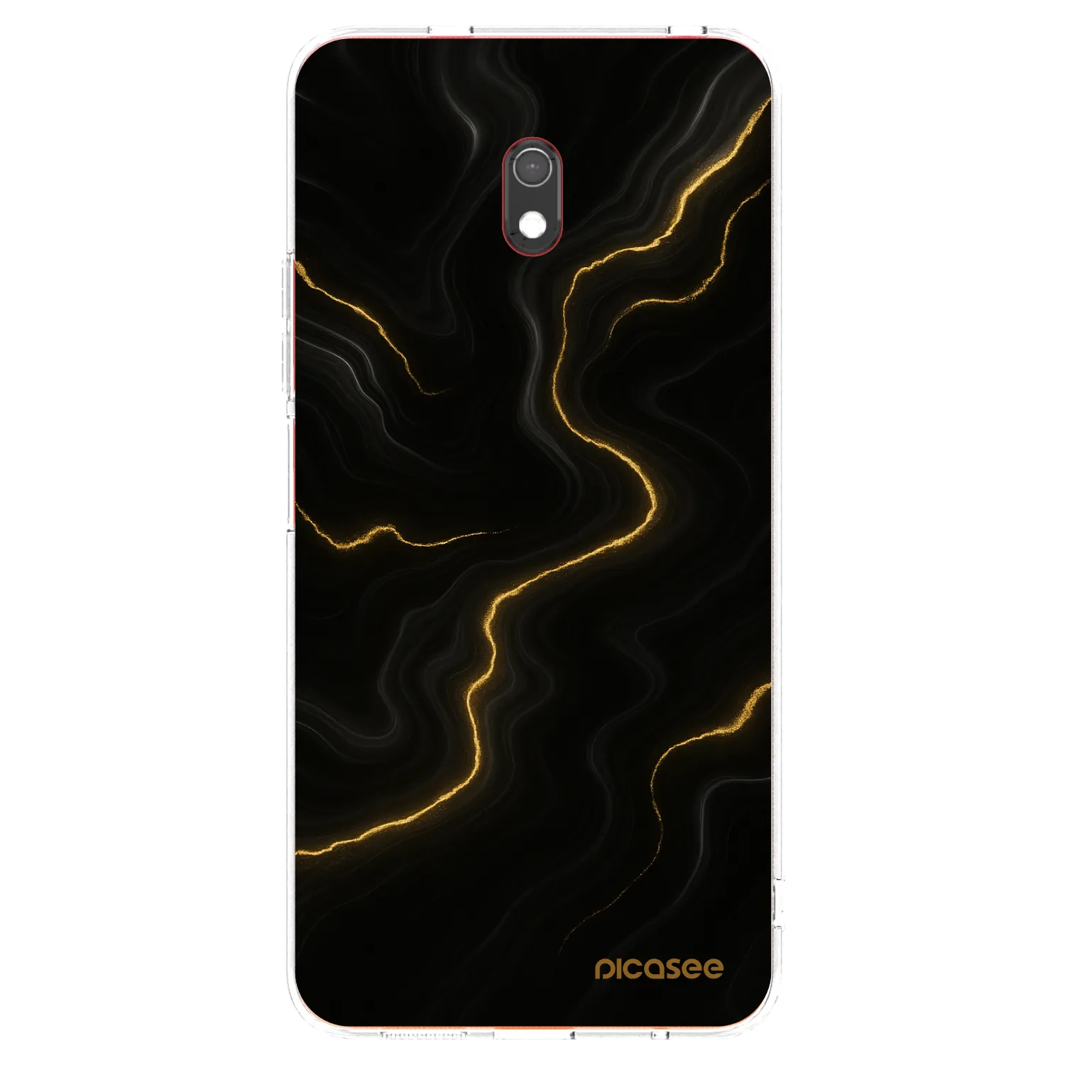 Picasee silikónový prehľadný obal pre Xiaomi Redmi 8A - Thunder