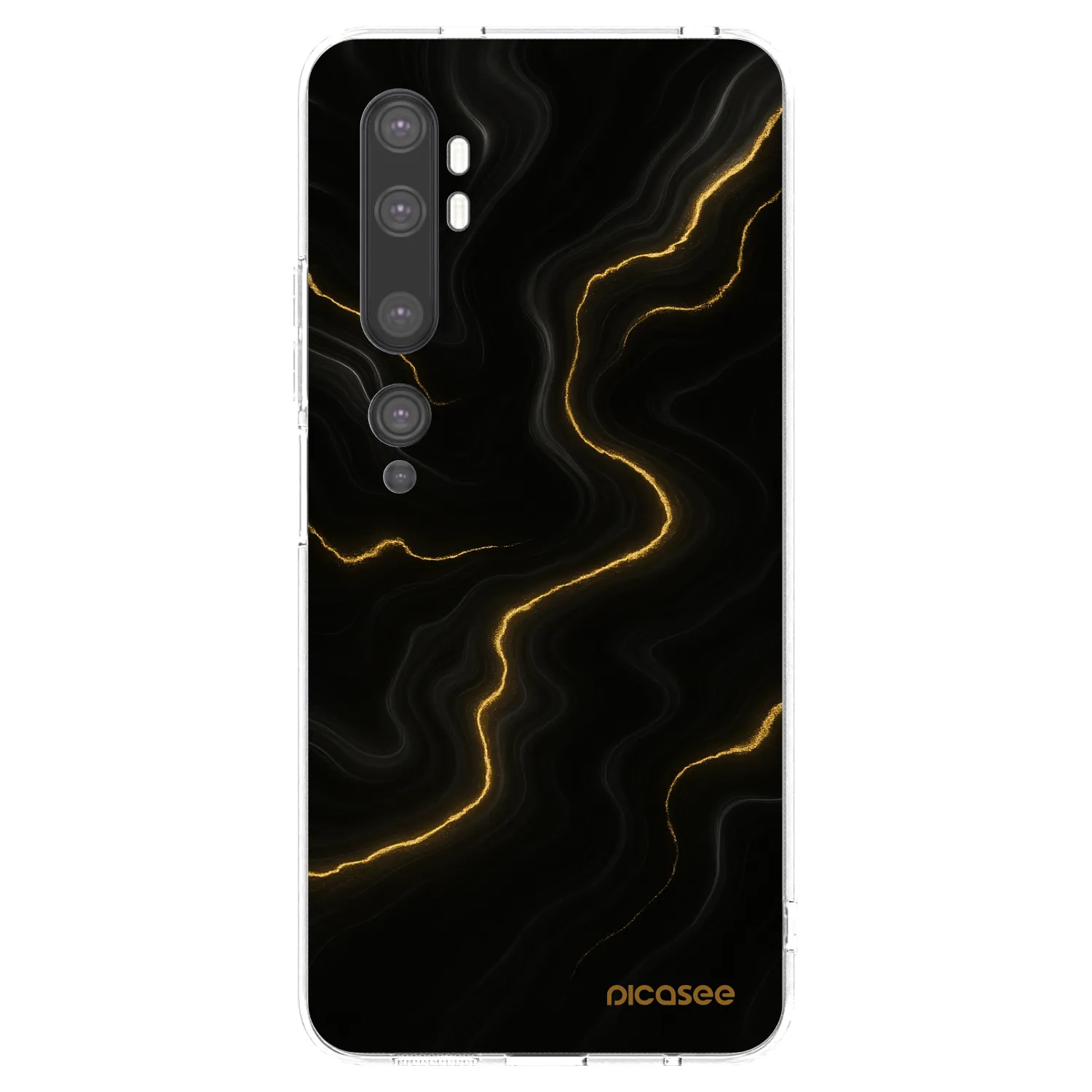 Silikónový prehľadný obal pre Xiaomi Mi Note 10 (Pro) - Thunder