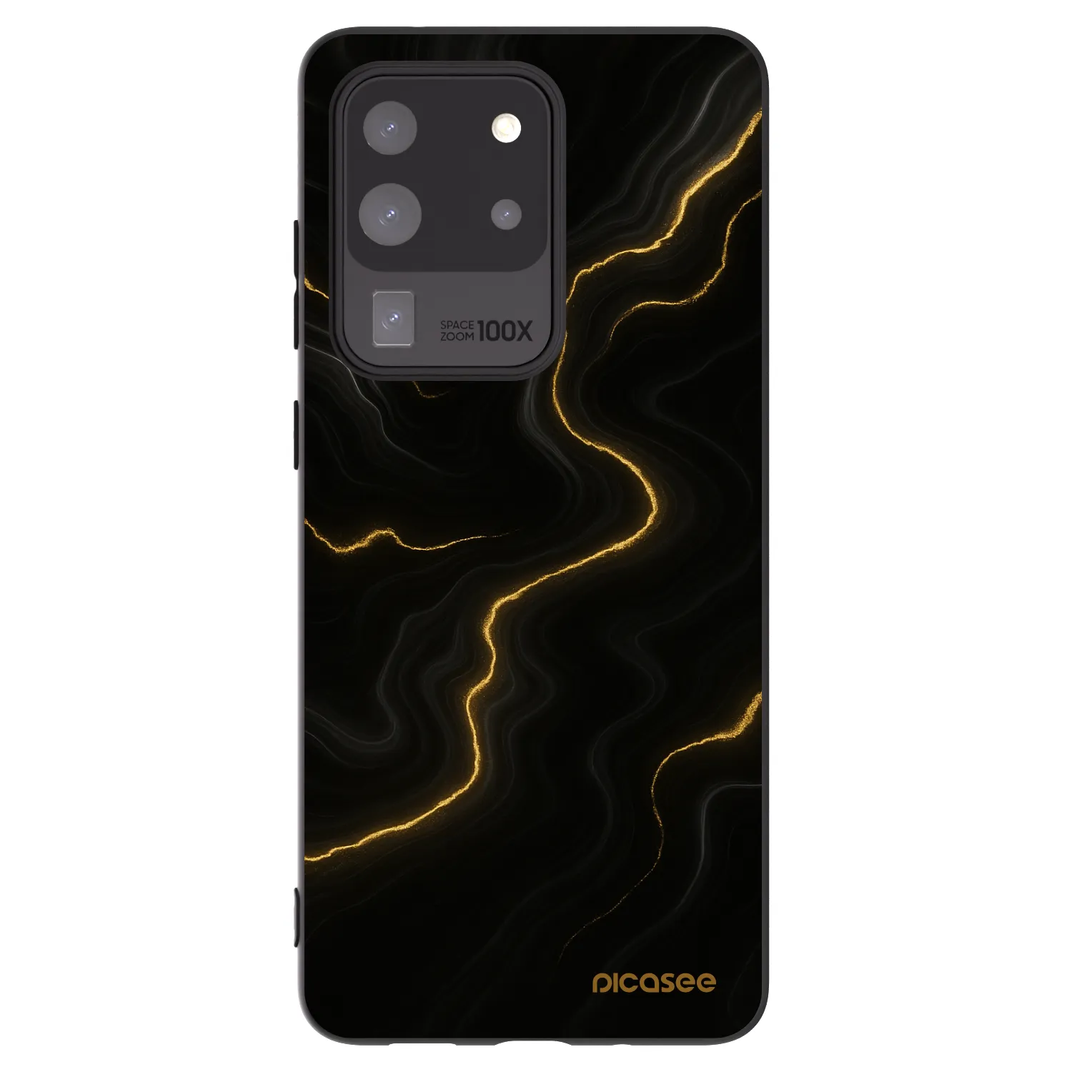 Picasee silikónový čierny obal pre Samsung Galaxy S20 Ultra 5G G988F - Thunder