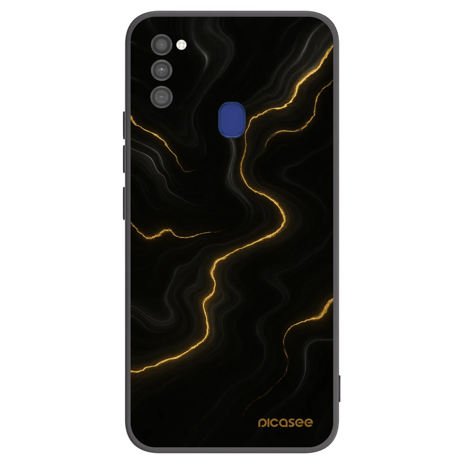 Picasee silikónový čierny obal pre Samsung Galaxy M21 M215F - Thunder