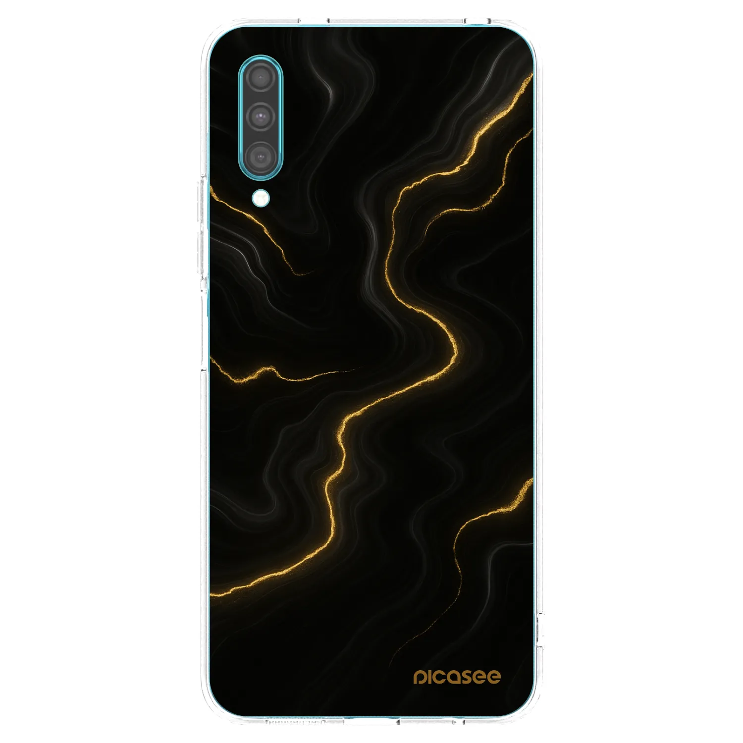 Picasee silikónový prehľadný obal pre Samsung Galaxy A30s A307F - Thunder