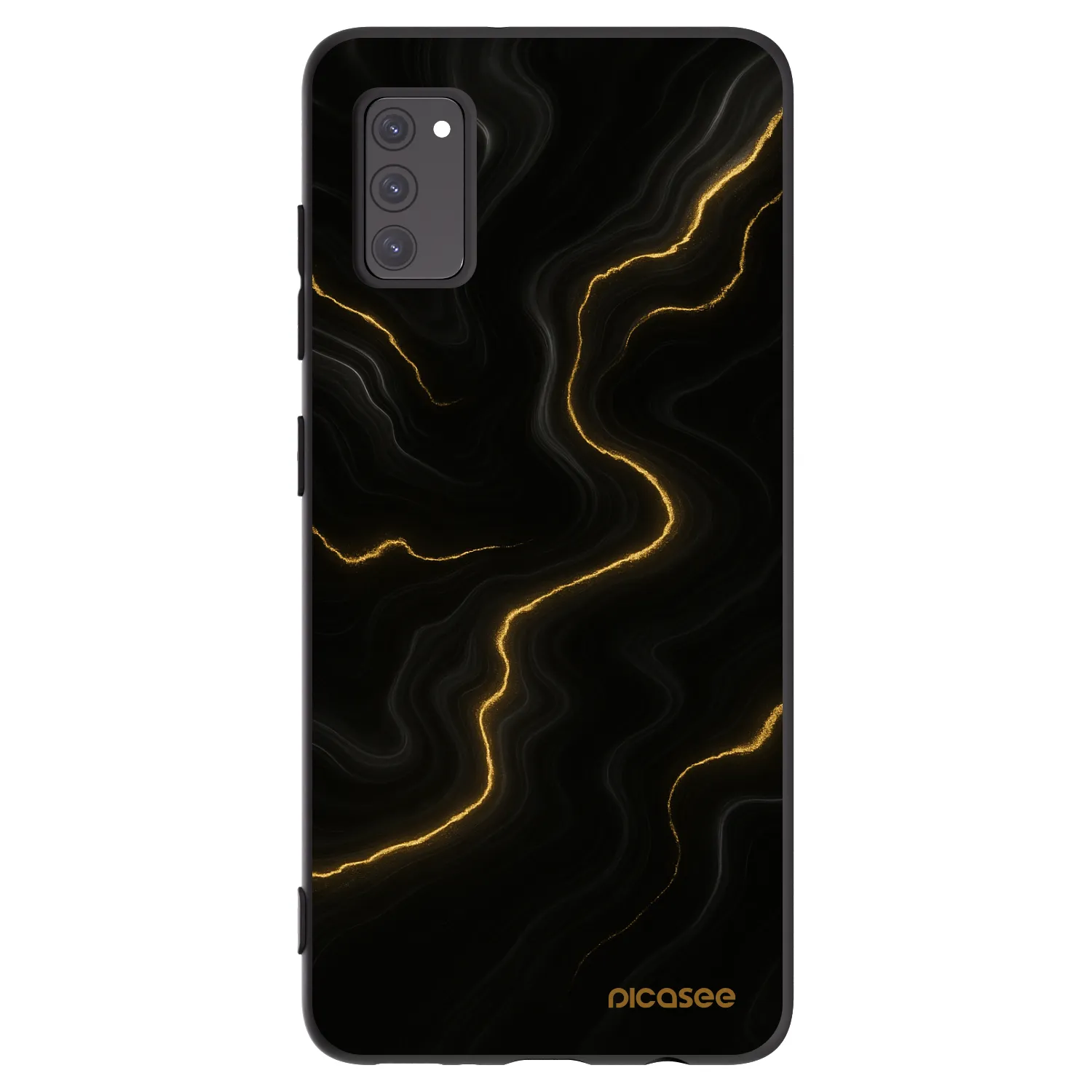 Picasee silikónový čierny obal pre Samsung Galaxy A41 A415F - Thunder