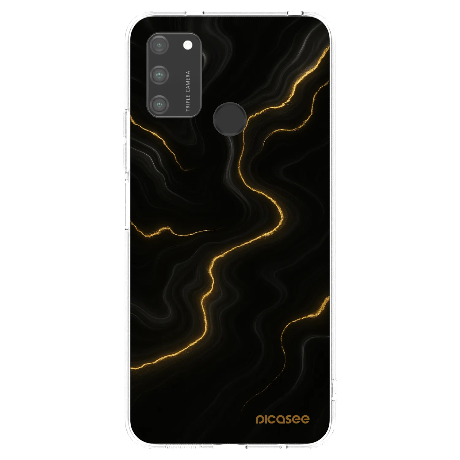 Picasee silikónový prehľadný obal pre Honor 9A - Thunder