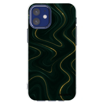Picasee silikónový prehľadný obal pre Apple iPhone 12 mini - Vawes