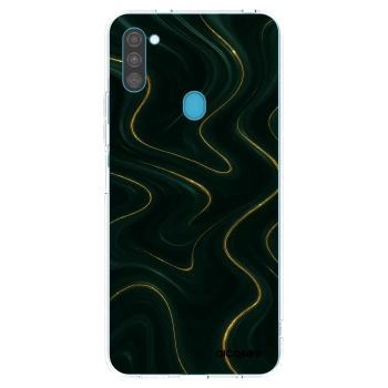 Picasee silikónový prehľadný obal pre Samsung Galaxy M11 - Vawes