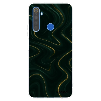 Picasee silikónový prehľadný obal pre Realme 5 - Vawes