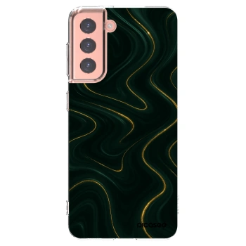 Picasee silikónový prehľadný obal pre Samsung Galaxy S21 5G G991B - Vawes