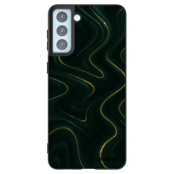 Picasee silikónový čierny obal pre Samsung Galaxy S21+ 5G G996F - Vawes