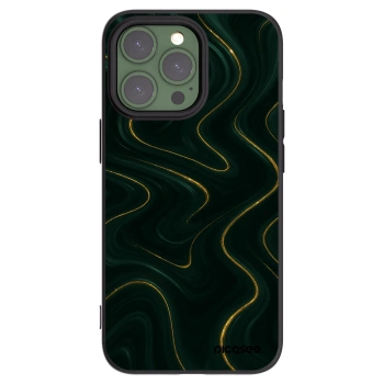 Picasee silikónový čierny obal pre Apple iPhone 13 Pro - Vawes