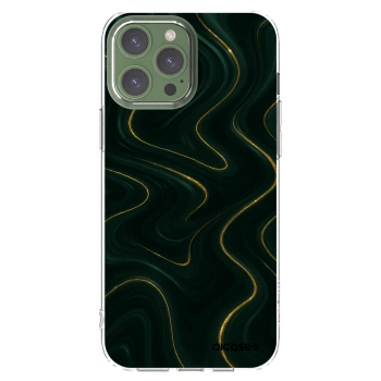 Picasee silikónový prehľadný obal pre Apple iPhone 13 Pro Max - Vawes