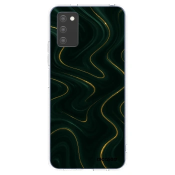 Picasee silikónový prehľadný obal pre Samsung Galaxy A02s A025G - Vawes