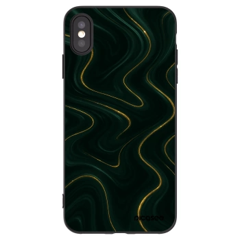 Picasee silikónový čierny obal pre Apple iPhone XS Max - Vawes