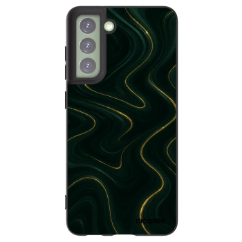 Picasee silikónový čierny obal pre Samsung Galaxy S21 FE 5G - Vawes