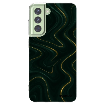 Picasee silikónový prehľadný obal pre Samsung Galaxy S21 FE 5G - Vawes