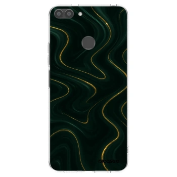 Picasee silikónový prehľadný obal pre Huawei P Smart - Vawes