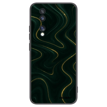 Picasee silikónový čierny obal pre Honor 70 - Vawes